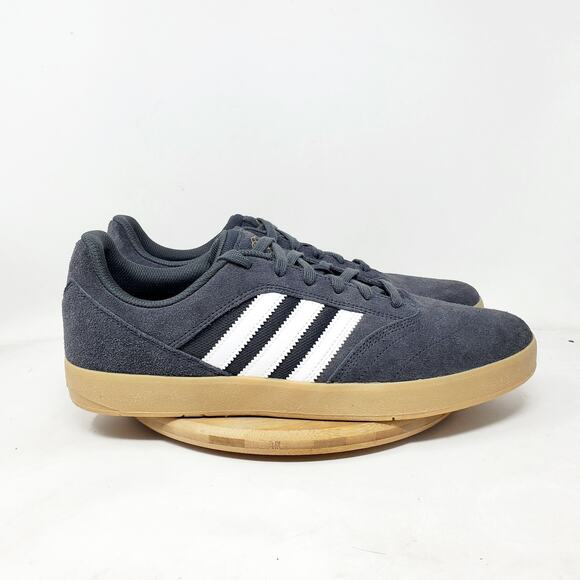 Adidas Suciu ADV Shoe Men 11‎ Grey Suede Classic Skate Low Lace Up Sneaker - Picture 7 of 13